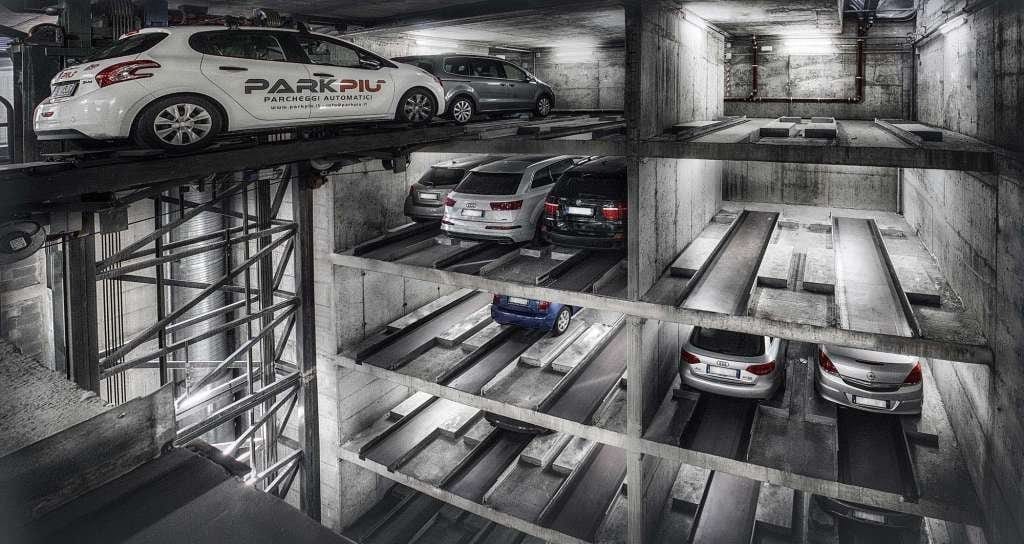 Automatisches Parksystem PARKPIÙ — Anlagengalerie